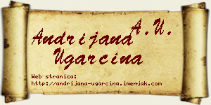 Andrijana Ugarčina vizit kartica